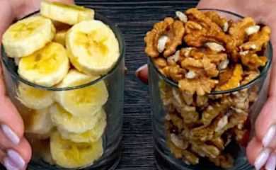 Bananes et noix — combinaison pour la mobilité